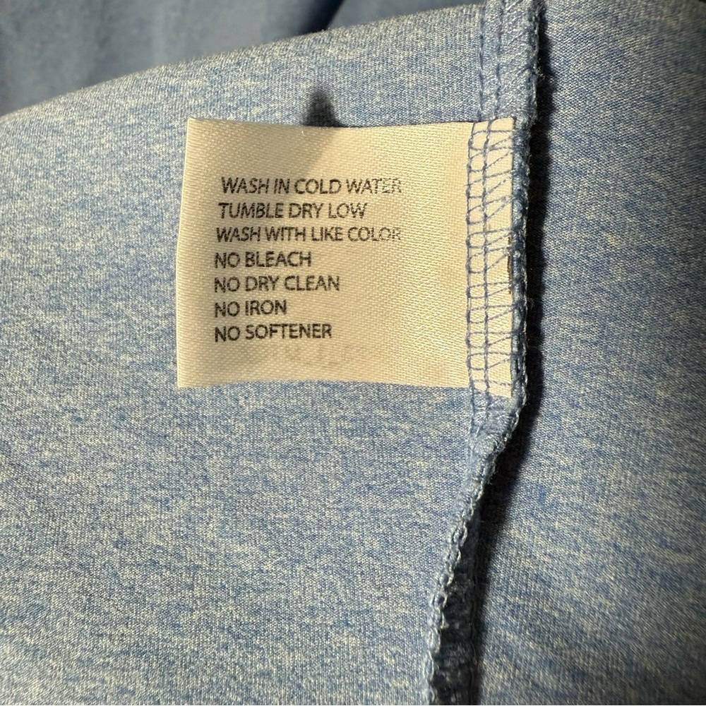 Rhoback Heather Blue Performance Pullover - image 5